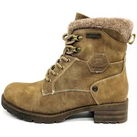 Dockers Schnürstiefelette, Schnürboots, Winterstiefel mit Filz am Schaft Gr. 42, braun - Braun - 42