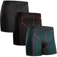 Danish Endurance Sport Boxershorts / 3-Pack - Schwarz, |