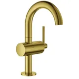 Grohe Atrio Einhand-Waschtischbatterie, M-Size, Ausladung 125mm, Push-Open Ablaufgarnitur, 24363GN0, Farbe: Cool sunrise gebürstet