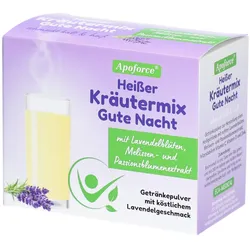 Apoforce Heißer Kräutermix Gute Nacht – Lavendel-, Melissen- & Passionsblume