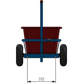 FETRA Handwagen 4101L, Tragkraft 200kg Luft-Bereifung