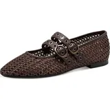 TAMARIS Da.-Ballerina für Damen, braun, Größe 39 EU
