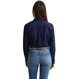 GANT Regular Fit Poplin Langarmhemd - Classic Blue - 46
