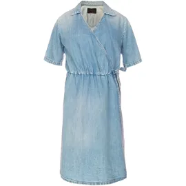 LE TEMPS DES CERISES Jeanskleid FLOE gewickelt Blau XL