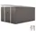 Outsunny Gerätehaus Stah 2,8 x 3,4 m Grau