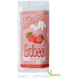 Xylitol Zähnchen® Erdbeere - Zahnpflege Bonbons (0.03kg)
