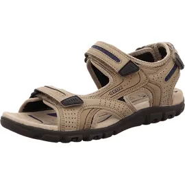 GEOX Uomo Strada Sandalen Sand / Navy 41