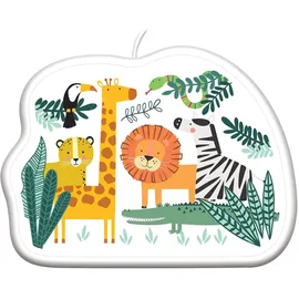 Amscan 9909359 - Geburtstagskerze Get Wild, Safari, Kindergeburtstag