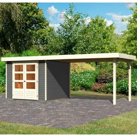 Karibu Gartenhaus Arnis 3,5 2,66 x 2,62 m Grau