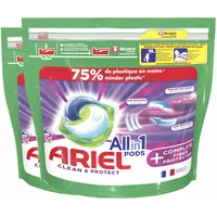 Ariel All-in-1-Pods mit zusätzlichem Faserschutz – 2 x 40 Wäschen – Vorteilspack