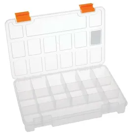 Perel Sortimentskasten 230 x 150 x 33 mm 15-tlg. transparent/Gelb
