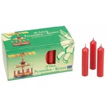 kcb uma gmbh Pyramidenkerzen 14 x 70 mm 50 St. rot