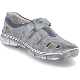 Krisbut Slipper gelocht gefloch. modisch in grau Gr. 41 - 41