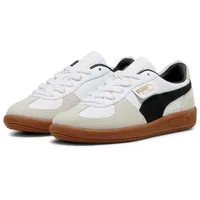 Puma Palermo Lth Jr Damen Weite M Weiß/Vapor Gray/Gum 37