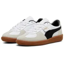 Puma Palermo Lth Jr Damen Weite M Weiß/Vapor Gray/Gum 37