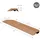 ML-Design Abschlussleiste Ecke links Hellbraun 38 x 2 x 7,5 cm