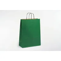 Saphir-Tec Papier-Tragetaschen TOPTWIST 24x11x31cm grün - 50 Stück