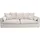 Riess-Ambiente 3er Sofa HEAVEN - 200cm natur Leinenstoff Federkern abnehmbarer Bezug Hussensofa