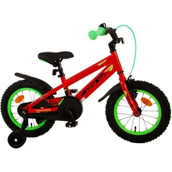 Kinderfahrrad Rocky für Jungen 14 Zoll Kinderrad in Rot Fahrrad