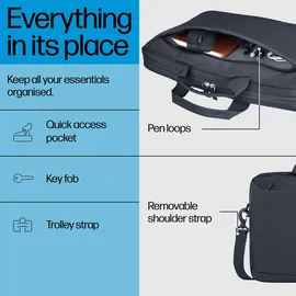 HP Everyday Laptop-Aktentasche (14 Zoll) Grau A08KG44