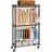 Vevor Rollbarer Kleiderständer Garderobenständer 1 Kleiderstange, 2-lagig, 136 kg Belastbar Strapazierfähiger Rollbarer Kleiderständer für Schlafzimmer, Wäscheraum, Ankleidezimmer, Eingang usw.