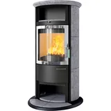Kaminofen Hark 17 NH GT ECOplus 5 kW - Naturstein - Korpus: graphit/verchromt