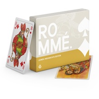 TS Spielkarten Romme Karten Weihnachten Design, Canasta, Bridge, Französisches Bild, Skat Poker Mau-Mau Kartenspiel, handgezeichnet (Weihnachten Rommee)