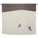 David Fussenegger Kuscheldecke Skifahrer Schlamm 200x150cm von David Fussenegger