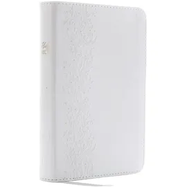 Thomas Nelson NKJV, Bride's Bible, Leathersoft, White, Red Letter, Comfort Print: Holy Bible, New King James Version