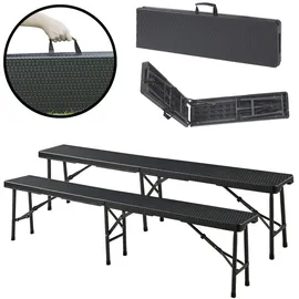[en.casa] Mark 180 x 25 x 43 cm Schwarz