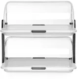 HENDI Rolltop-Display - doppelt, 380x260x(H)355mm