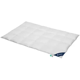 casimum Daunendecke, 240x220 cm, Oeko-Tex® Standard 100% Gänsedaunen, Downpass, casimum Weiß, Textil,