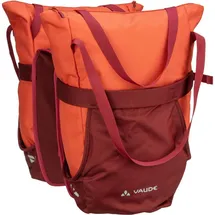 Vaude TwinShopper Fahrradtasche (Größe 44L, rot