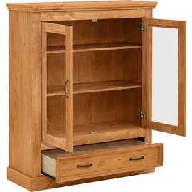 OTTO home Vitrine Selma Highboard 100 x 38 x 120 cm Beige