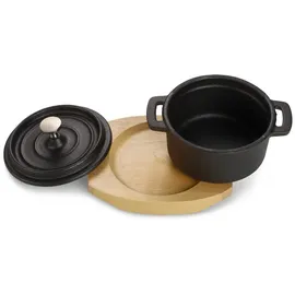 Echtwerk Mini-Kochtopf Bräter Ø 10 cm rund