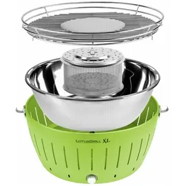 Lotusgrill Holzkohlegrill XL limettengrün inkl. USB Anschluss