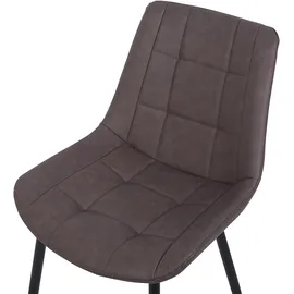 Beliani Esszimmerstuhl 2er Set MELROSE II