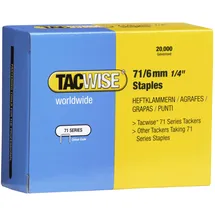 tacwisetm 20.000 TACWISETM Tackerklammern Typ 71/6mm, 0367 6 mm