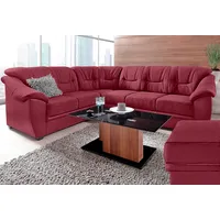 sit&more Eckcouch Kunstleder 2-Sitzer Rot