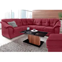 sit&more Eckcouch Kunstleder 2-Sitzer Rot