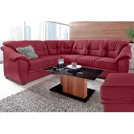 sit&more Eckcouch Kunstleder 2-Sitzer Rot