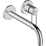 Hansgrohe Axor Uno Einhebel-Waschtischmischer Unterputz, Bügelgriff, Rosette, Ausladung 225 mm, polished black chrome