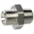 Riegler Doppelgewindenippel, M16x1,5 a., M16x1,5 a., SW 19, MS vern.