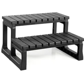 Vevor Badewannenstufe Pooltreppe schwarz 599,44 mm