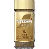 Nescafé Gold Mild, löslicher Bohnenkaffee, Instant-Kaffee aus erlesenen Kaffeebohnen, koffeinhaltig, 1er Pack (1 x 200g)