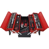 BGS Do it yourself Metall-Werkzeugkoffer inkl. Werkzeug-Sortiment 86-tlg.