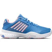 K-Swiss TENNIS COURT EXPRESS OMNI, Silver Lake Blue/White/Orchid Pink,