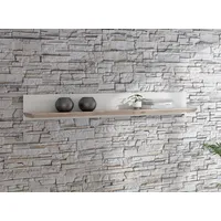 Forte Wandregal Iloppa 205 x 25,6 x 22,1 cm Weiß