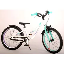 tpfsports Glamour Kinderfahrrad - Mädchen 18 Zoll - Rücktritt + Handbremse - Grün