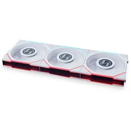 Lian Li UNI FAN TL LCD 120 RGB, Weiß LED-Steuerung, 120mm, 3er-Pack (12TLLCD3W)